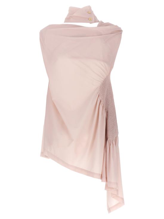  이세이 미야케 민소매 티셔츠 IM46FJ53621 Pink - ISSEY MIYAKE