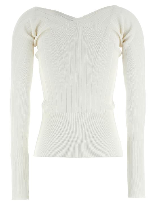 25FW 자크뮈스 긴팔 티셔츠 24E241KN3572358110 White - JACQUEMUS