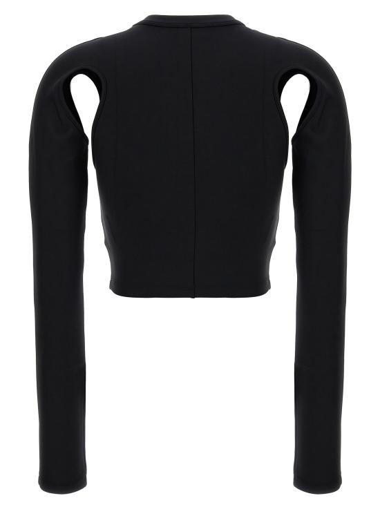 25SS 오프화이트 긴팔 티셔츠 OWAD211C99JER00110011001 Black - OFF WHITE