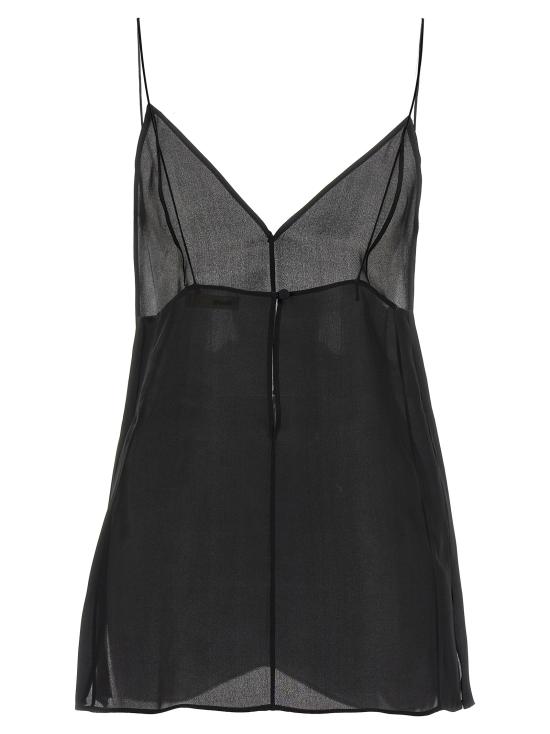 25FW 케이트 민소매 티셔츠 23963002W3002200 Black - KHAITE