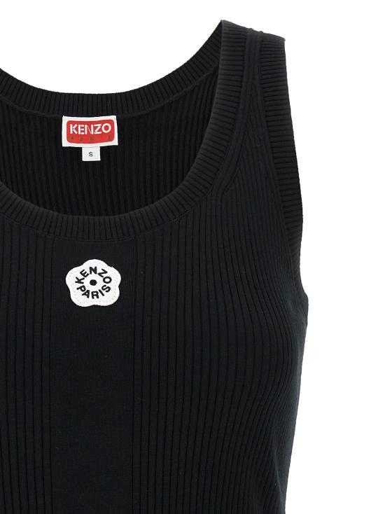 25FW 겐조 민소매 티셔츠 FF62TO6133LG99J Black - KENZO