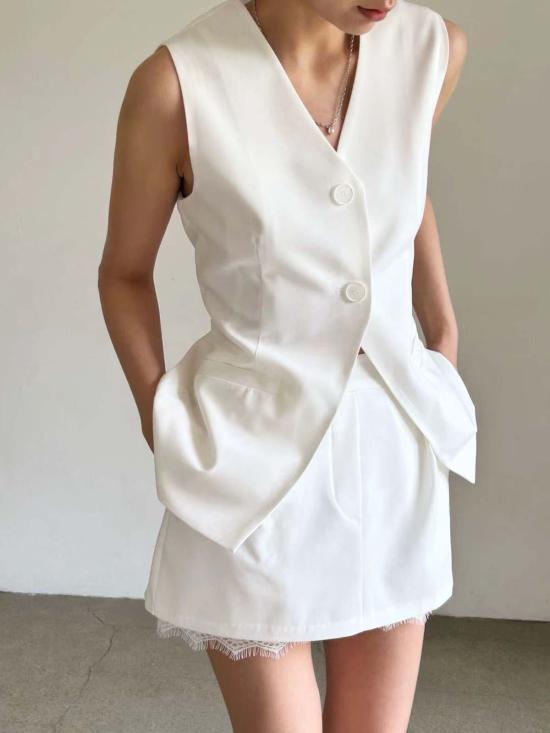  더 엔케이씨 스토어 블라우스 Nkc 스토어 제네비브 셋톱