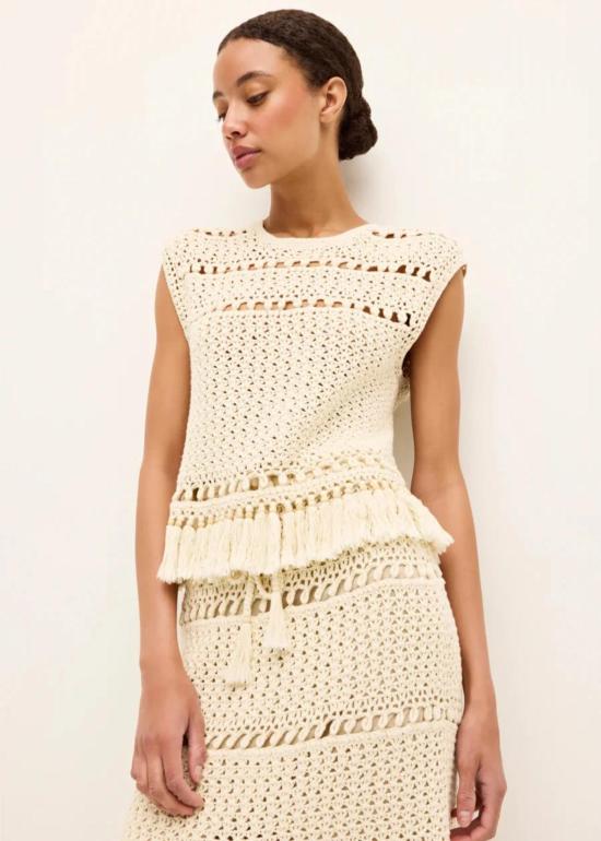  마리 올리버 블라우스 미라 탑