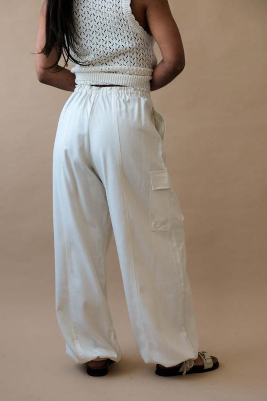  NA NIN 스트레이트 팬츠 나닌쿠퍼 카고팬츠 크림 - OTHER BRANDS