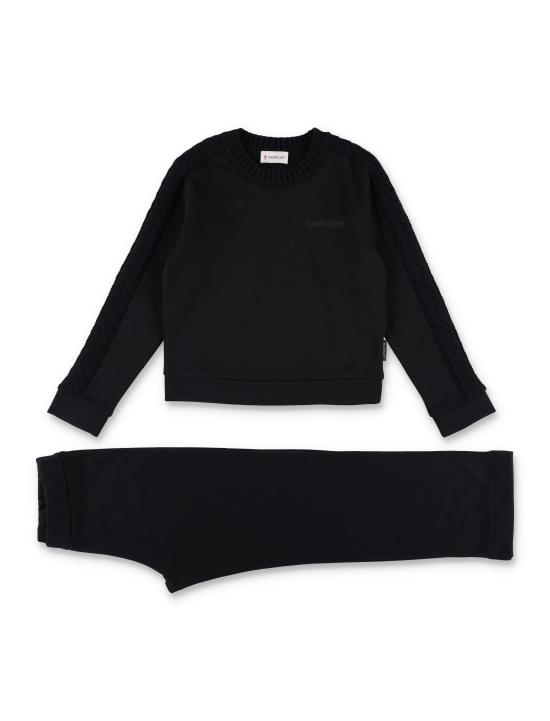 25FW [키즈] 몽클레어 오버롤 8M00004899PS 999 BLACK