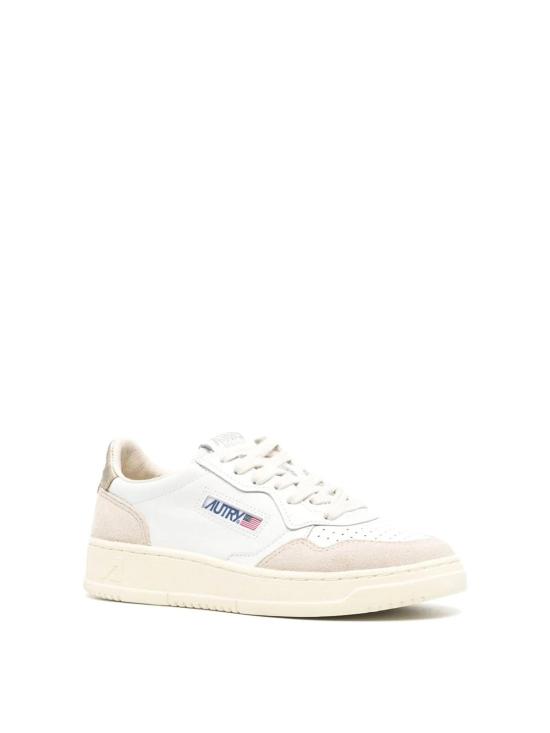 26FW 오트리 메달리스트 로우 레더 스니커즈 AULWLS75 WHITE - AUTRY