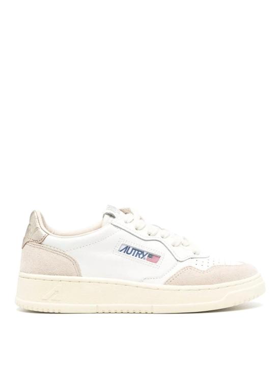 26FW 오트리 메달리스트 로우 레더 스니커즈 AULWLS75 WHITE