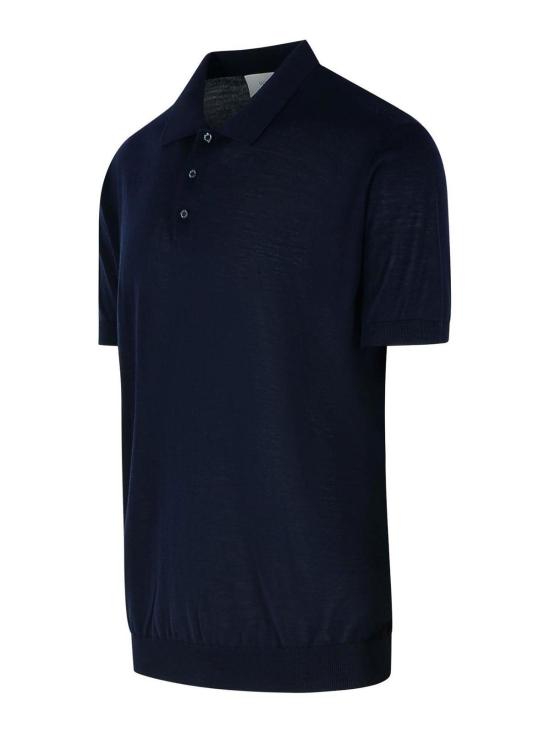  골든구스 폴로 티셔츠 GMP01412P00104150501 Dark Blue - GOLDEN GOOSE