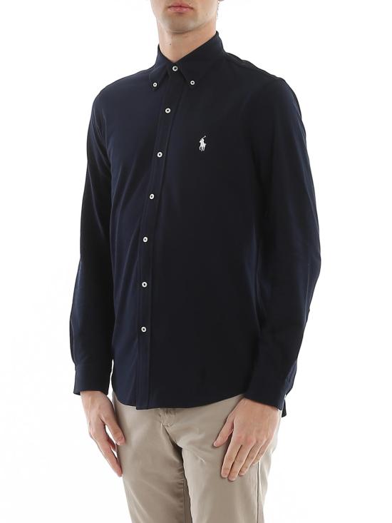  폴로 랄프로렌 긴팔 셔츠 710654408016 Dark Blue - POLO RALPH LAUREN