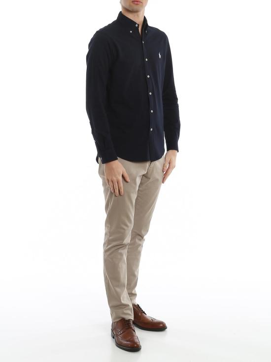  폴로 랄프로렌 긴팔 셔츠 710654408016 Dark Blue - POLO RALPH LAUREN