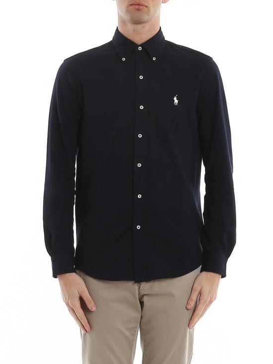  폴로 랄프로렌 긴팔 셔츠 710654408016 Dark Blue - POLO RALPH LAUREN