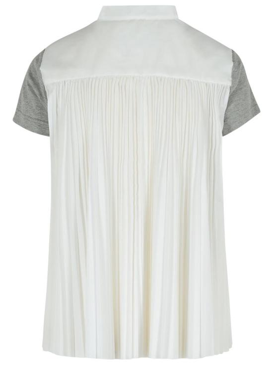 25FW 사카이 반팔 티셔츠 SCW 238378 GREY - SACAI