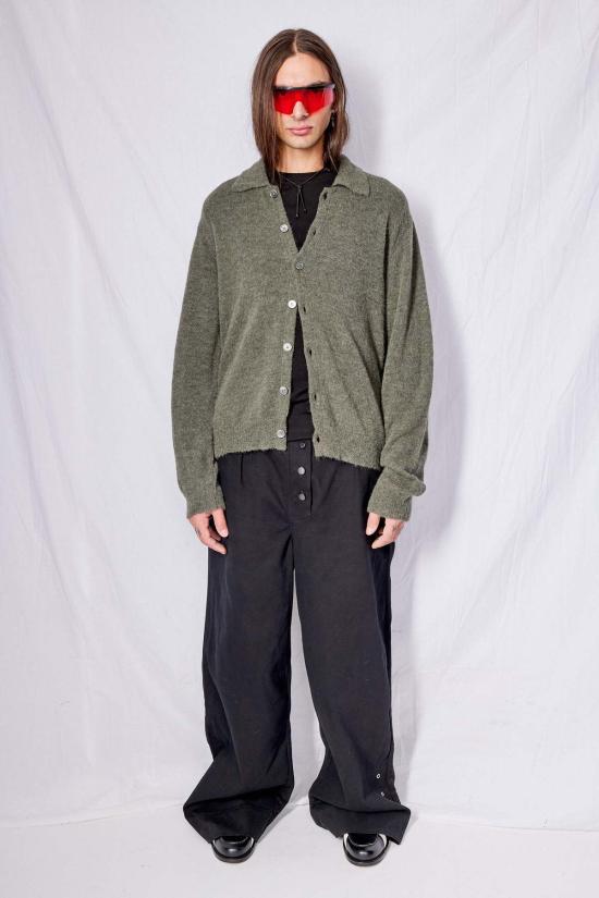  아워레가시 긴팔 티셔츠 아워 레거시 퍼지 알파카 이브닝 폴로 - OUR LEGACY