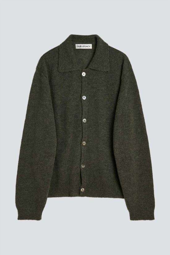  아워레가시 긴팔 티셔츠 아워 레거시 퍼지 알파카 이브닝 폴로 - OUR LEGACY