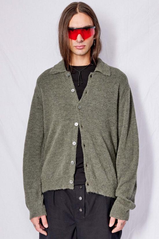  아워레가시 긴팔 티셔츠 아워 레거시 퍼지 알파카 이브닝 폴로 - OUR LEGACY