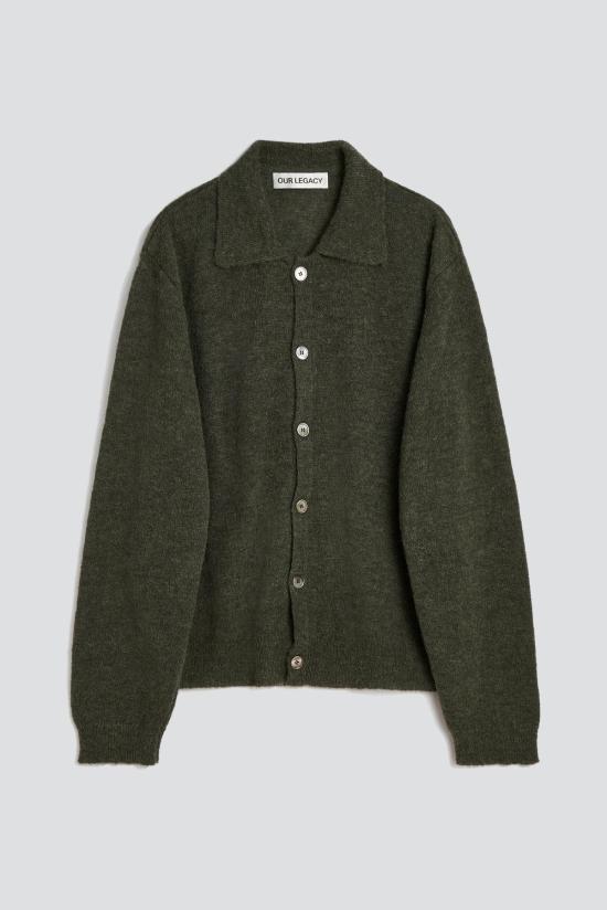  아워레가시 긴팔 티셔츠 아워 레거시 퍼지 알파카 이브닝 폴로 - OUR LEGACY