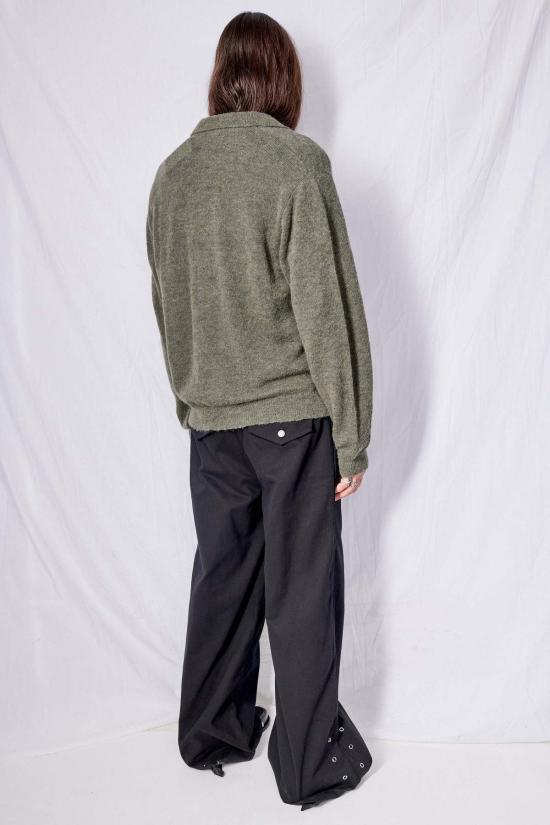  아워레가시 긴팔 티셔츠 아워 레거시 퍼지 알파카 이브닝 폴로 - OUR LEGACY