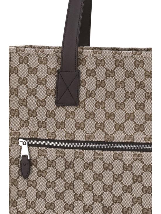 25FW 구찌 캔버스 라지 토트 백 834456FAEPS 9752 BROWN - GUCCI