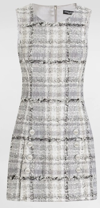 25SS 돌체앤가바나 점프수트 F6TMDTFQZAE S8100 QUADRI CHECK TARTAN