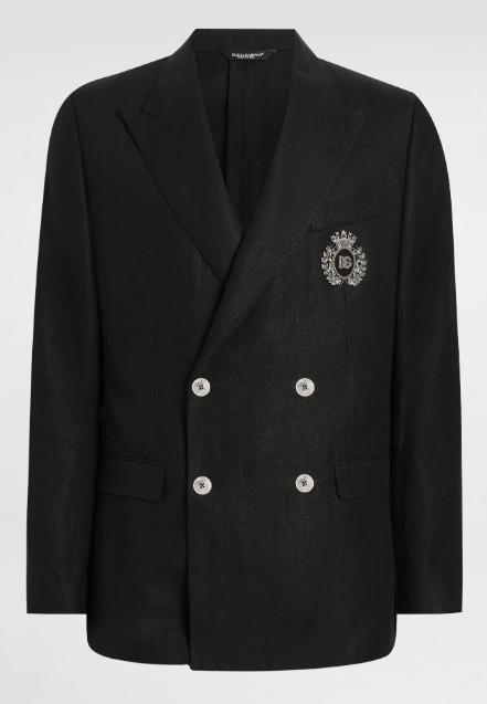 25SS 돌체앤가바나 수트 자켓 G2TJ2ZFU4K6 N0000 NERO