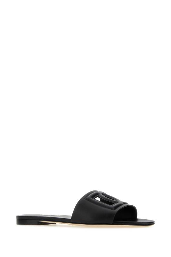 25SS 돌체앤가바나 뮬/슬리퍼 CQ0436AY329 80999 BLACK - DOLCE & GABBANA