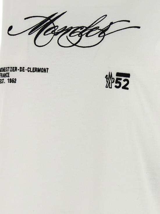 25FW 몽클레어 탑 K20938C0000589AJS00A White - MONCLER