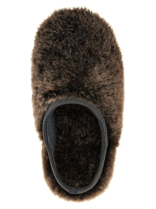 25FW 브루넬로 쿠치넬리 플랫 슈즈 MZVBG3083C2390 Brown - BRUNELLO CUCINELLI