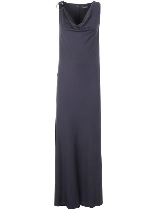25FW 랄프 로렌 롱 원피스 253971057 001 BLACK