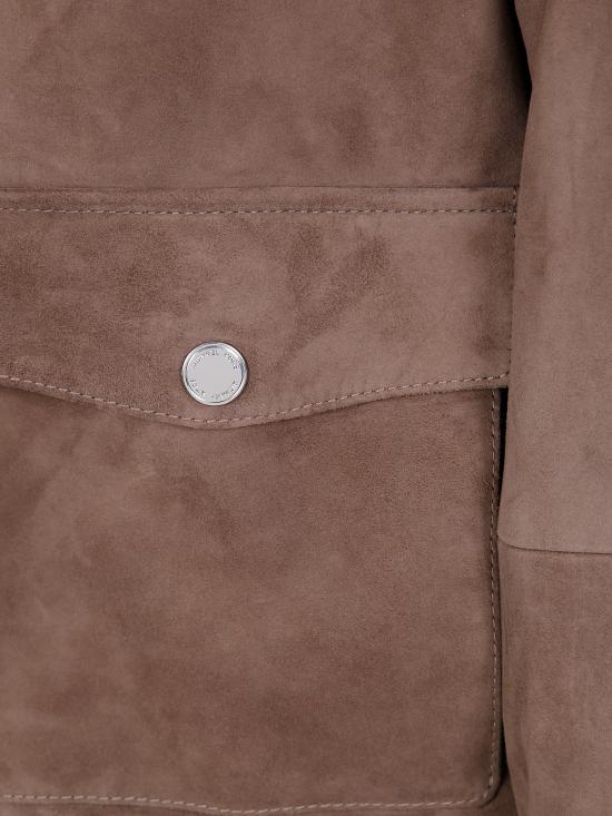 25FW 마이클 코어스 가죽 자켓 CT5801E4R4 204 CHESTNUT - MICHAEL KORS