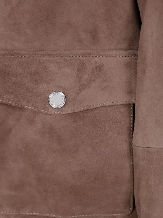 25FW 마이클 코어스 가죽 자켓 CT5801E4R4 204 CHESTNUT - MICHAEL KORS