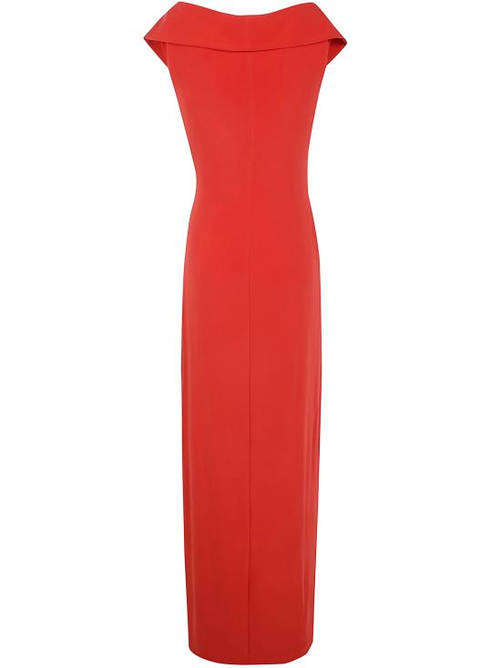 25SS 랄프 로렌 롱 원피스 253863940 097 024 BRIGHT VERMILION - RALPH LAUREN