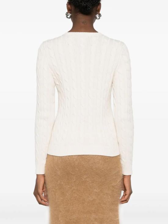 25FW 랄프 로렌 긴팔 티셔츠 200932223 002 MASCARPONE CREAM - RALPH LAUREN