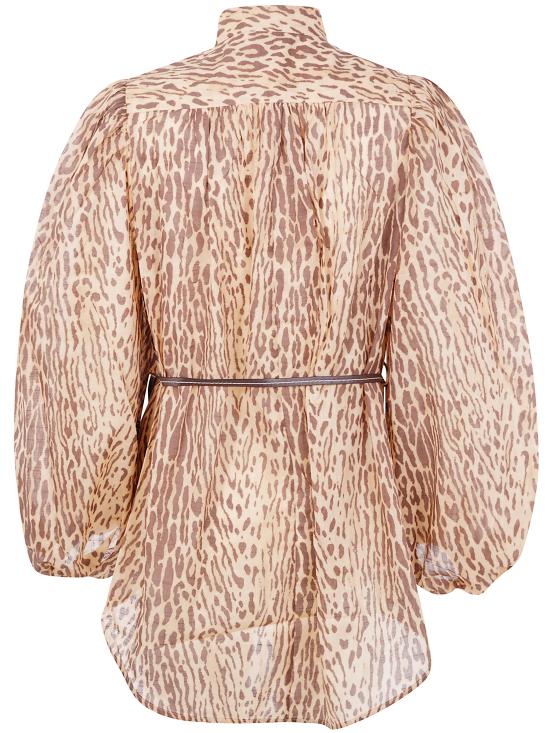 25FW 짐머만 셔츠 3203TSS255 TAN LEOPARD - ZIMMERMANN