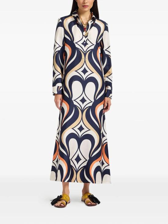 25FW 라 더블제이 롱 원피스 DRE0913 SIL001JIV04 WH01 JIVE MACRO - LA DOUBLEJ