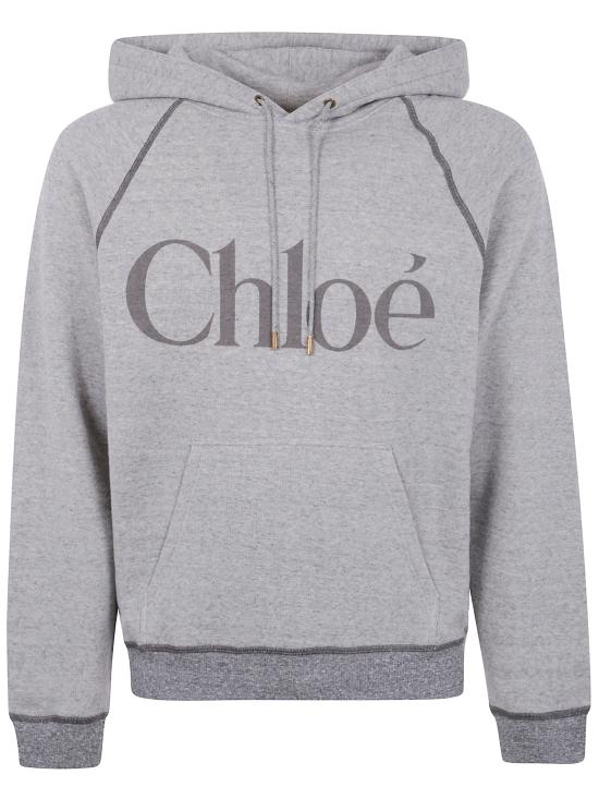 25FW 끌로에 후드 티셔츠 CH25AJH10179 060 VAPOR GREY - CHLOE