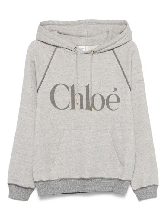 25FW 끌로에 후드 티셔츠 CH25AJH10179 060 VAPOR GREY