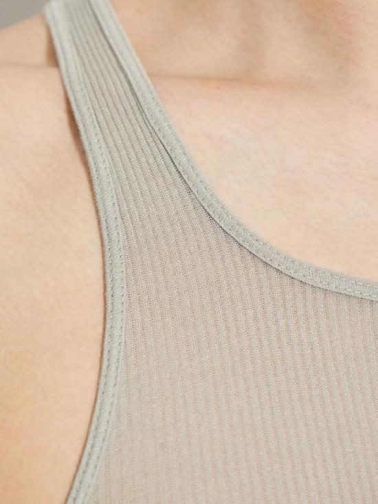 25FW 릭 오웬스 민소매 티셔츠 RU02E1150 RC 08 PEARL - RICK OWENS