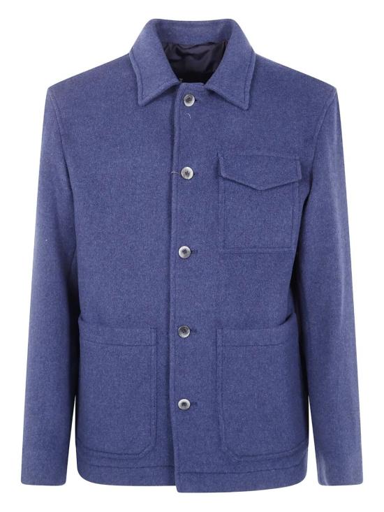 25FW 에르노 소프트 울 필드 자켓 FI000138U 33475R 9250 DARK NAVY - HERNO