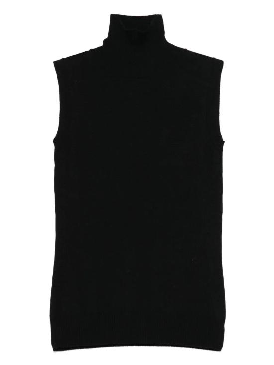 25FW 막스마라 스포츠막스 민소매 티셔츠 2522366011600 001 BLACK
