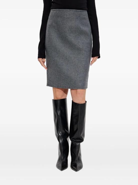 25FW 디스퀘어드2 미디 스커트 S75MA0991 D35255 860 GREY - DSQUARED2