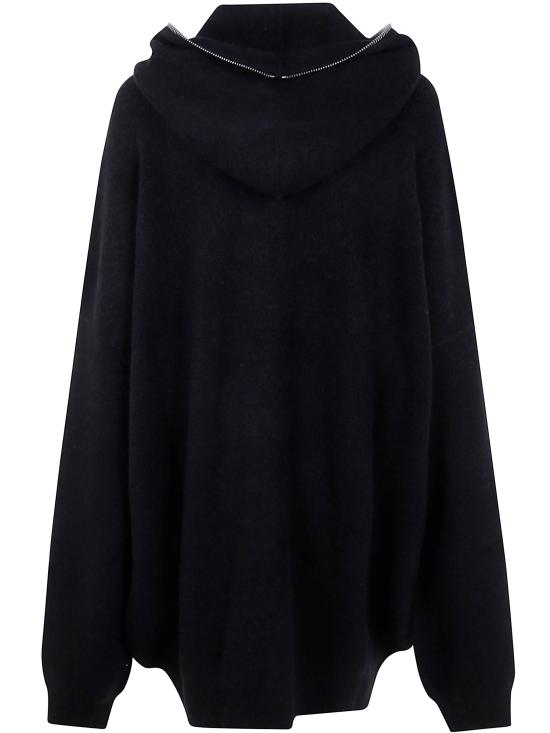 25FW 릭 오웬스 후드 티셔츠 RU02E1688 KWP 09 BLACK - RICK OWENS