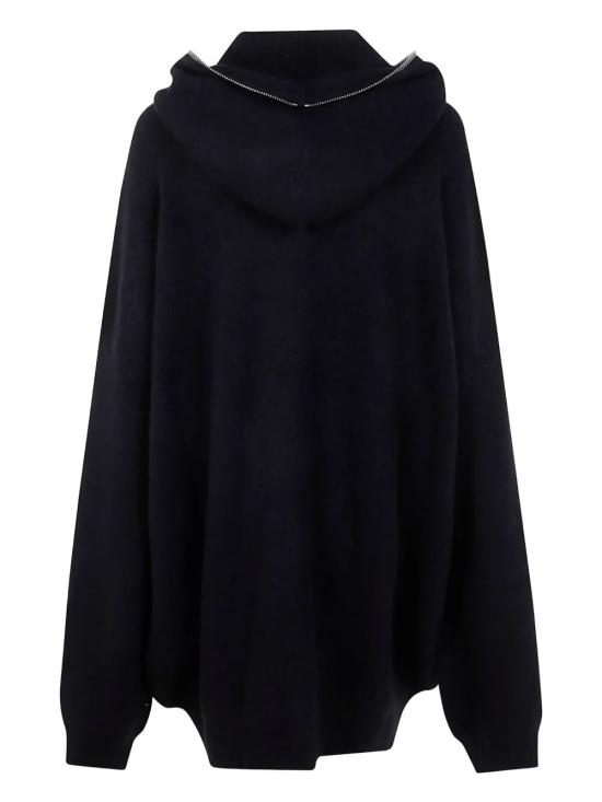 25FW 릭 오웬스 후드 티셔츠 RU02E1688 KWP 09 BLACK - RICK OWENS