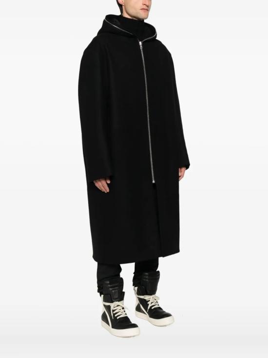 25FW 릭 오웬스 코트 RU02E1979 WSF 09 BLACK - RICK OWENS
