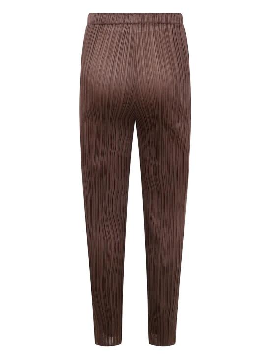 25SS 플리츠플리즈 스트레이트 팬츠 PP57JF407 44 BROWN - PLEATS PLEASE