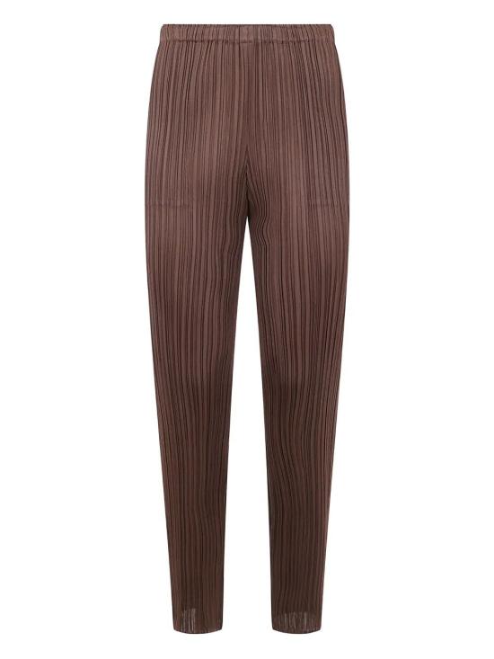 25SS 플리츠플리즈 스트레이트 팬츠 PP57JF407 44 BROWN - PLEATS PLEASE