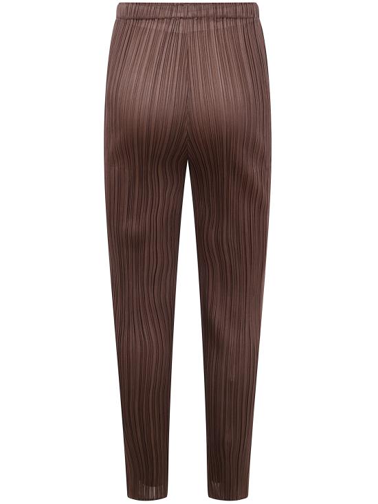 25SS 플리츠플리즈 스트레이트 팬츠 PP57JF407 44 BROWN - PLEATS PLEASE