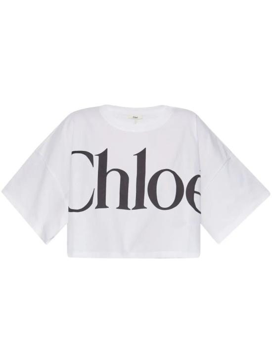 25FW 끌로에 반팔 티셔츠 CH24AJH09183 097 101 WHITE - CHLOE