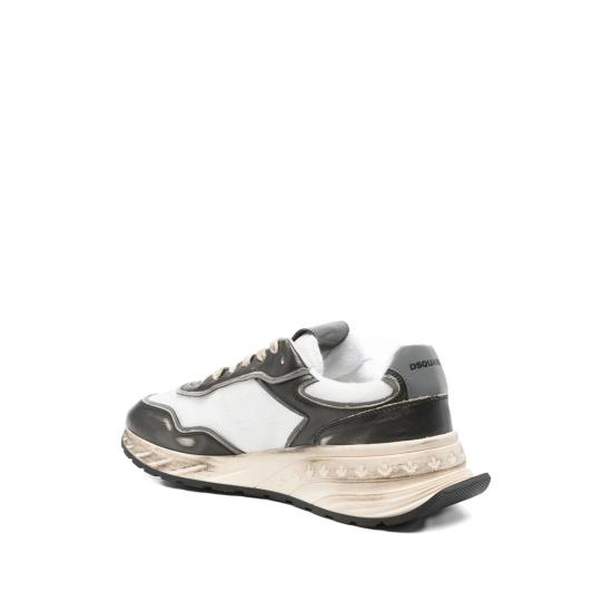25FW 디스퀘어드2 스니커즈 SNM0401 Y7708184 M2713 BLACK WHITE - DSQUARED2