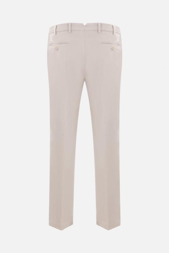 26SS 브루넬로 쿠치넬리 코튼 스트래치 미드 라이즈 슬림 핏 치노 M289LI1770C6008 DOM - BRUNELLO CUCINELLI