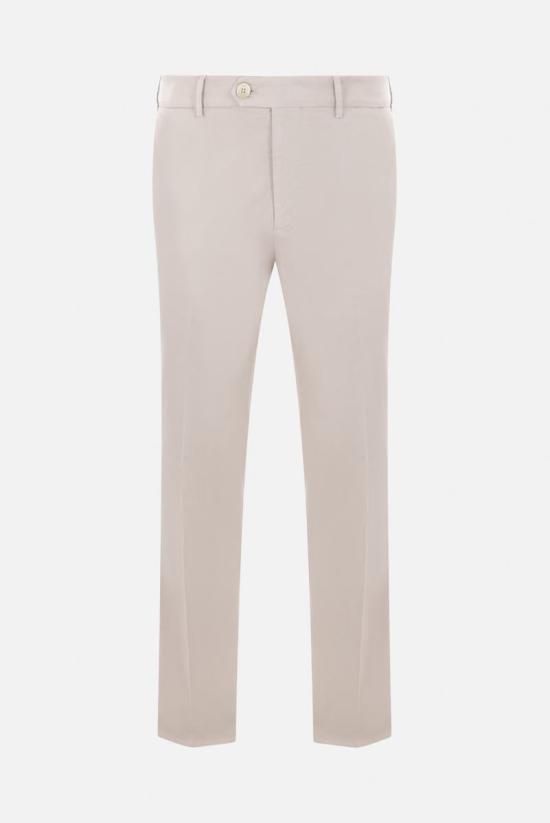 26SS 브루넬로 쿠치넬리 코튼 스트래치 미드 라이즈 슬림 핏 치노 M289LI1770C6008 DOM